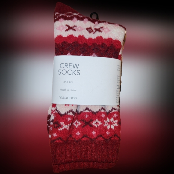Maurices Accessories - Maurices Women's Holiday Crew Socks